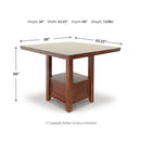 Signature Design by Ashley Ralene D594D5 7 pc Counter Height Dining Set IMAGE 4