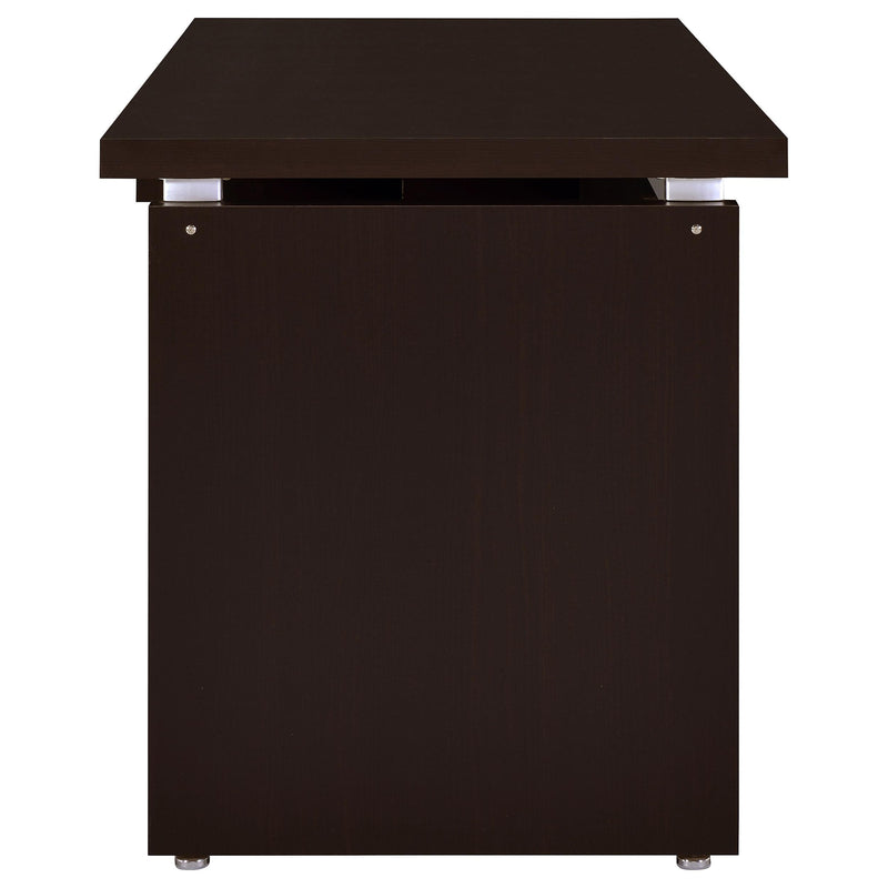 Coaster Furniture Skylar 800891 55-inch Computer Desk with Keyboard Drawer - Cappuccino IMAGE 9