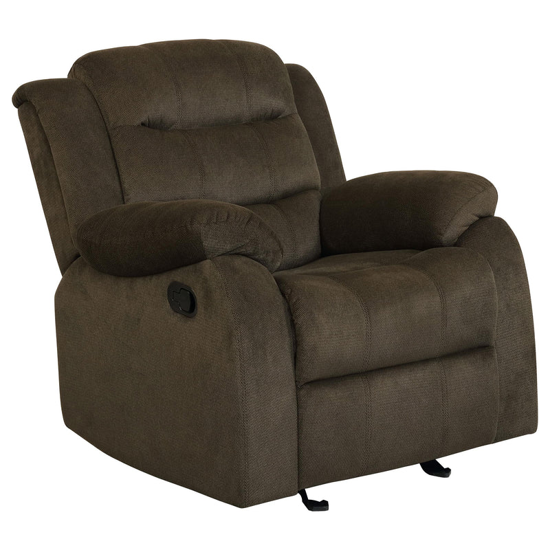 Coaster Furniture Rodman Glider Fabric Recliner 601883 IMAGE 2