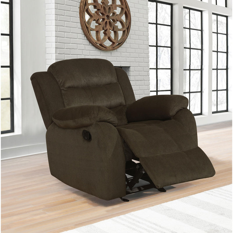Coaster Furniture Rodman Glider Fabric Recliner 601883 IMAGE 3