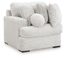 Cuddle Plush - 3 Pc. - 3-Piece Sectional, Chair And Ottoman - Arctic