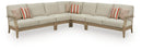 Clare View - 5-Piece Outdoor Sectional - Beige