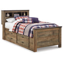  Signature Design by Ashley Trinell B446B98 9 pc Twin Bookcase Bedroom Set IMAGE 2