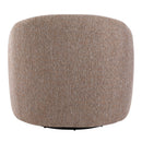 Ballona - Accent Chair With Swivel - Brown Chenille
