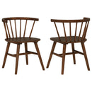  Coaster Furniture Decker 193951WAL-S7F 7 pc Dining Set IMAGE 3