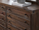 Townsend - Eight Drawer Solid Wood Dresser - Java (2024)