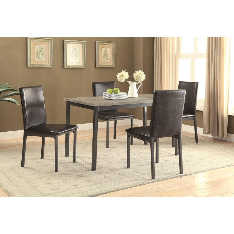 Coaster Furniture Garza Dining Table with Stone Top 100611 IMAGE 2