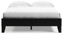 Finch - Queen Platform Bed - Black