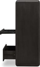 Xolani - Five Drawer Acacia Wood Chest With Jewelry Tray - Jaguar