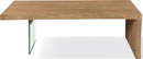 One - Live Edge White Oak And Glass Table