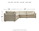 Elyza - 5 Piece Sectional