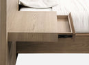 One - Coastal Modern Live Edge Wall Bed With Floating Nightstands