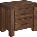 Meadow - Solid Wood Two Drawer Nightstand