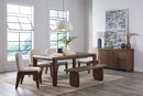 Xolani - Rectangular Acacia Wood Leg Table - Impala