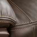 Dunleith - 2-Piece Power Reclining Loveseat - Chocolate