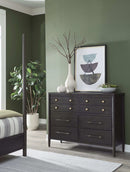 Rockport - Eight Drawer Oak Wood Dresser - Yin