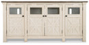 Bolanburg - Extra Large TV Stand - White / Brown / Beige