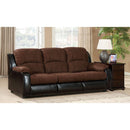  Furniture of America Grande Stationary Fabric and Leather Sofabed CM6500 IMAGE 1
