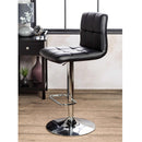  Furniture of America Komoe Adjustable Height Stool CM-BR6904BK IMAGE 1