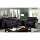  Furniture of America Leigh Manual Reclining Fabric Sofa CM6238-SF IMAGE 2