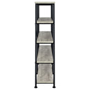 Coaster Furniture Analiese 801544 63-inch 4-shelf Double Bookshelf - Grey Driftwood IMAGE 6
