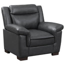 Coaster Furniture Arabella Stationary Leather Look Chair 506593 IMAGE 1