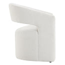 Libni - Arm Chair With Casters - Cream Linen