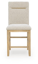 Lasinger - 5 Pc. - Counter Height Dining Table And 4 Barstools - Light Brown