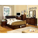  Furniture of America Enrico III King Storage Platform Bed CM7066EK-BED IMAGE 2