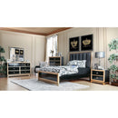  Furniture of America Braunfels California King Upholstered Panel Bed CM7263CK-BED IMAGE 3