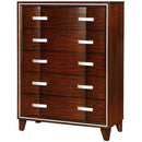  Furniture of America Safire 5-Drawer Chest CM7616C IMAGE 1