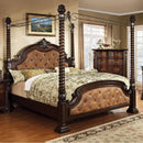 Furniture of America Monte Vista II Queen Poster Canopy Bed CM7296DA-C-Q-BED IMAGE 1