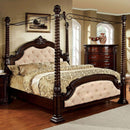  Furniture of America Monte Vista II King Poster Canopy Bed CM7296LA-C-EK-BED IMAGE 1