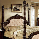  Furniture of America Monte Vista II Queen Poster Canopy Bed CM7296LA-C-Q-BED IMAGE 2