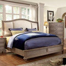  Furniture of America Belgrade II Queen Upholstered Panel Bed CM7612Q-BED IMAGE 1