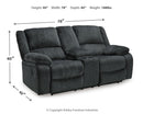 Draycoll - Reclining Loveseat