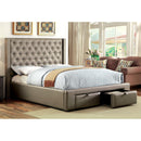  Furniture of America Corina King Upholstered Panel Bed CM7180EK-BED IMAGE 4