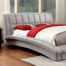  Furniture of America Vizela King Upholstered Platform Bed CM7604GY-EK-BED IMAGE 3