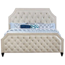  Furniture of America Claudine California King Upholstered Panel Bed CM7675CK-BED IMAGE 2