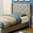  Furniture of America Anabelle Twin Upholstered Panel Bed CM7677GY-T-BED IMAGE 2