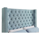  Furniture of America Mirabelle King Upholstered Panel Bed CM7679BL-EK IMAGE 2