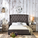  Furniture of America Fontes King Upholstered Panel Bed CM7050GY-EK-BED IMAGE 8