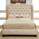  Furniture of America Fontes Queen Upholstered Panel Bed CM7050IV-Q-BED IMAGE 1