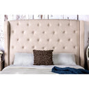  Furniture of America Fontes Queen Upholstered Panel Bed CM7050IV-Q-BED IMAGE 4