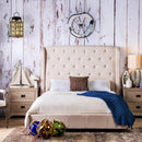  Furniture of America Fontes Queen Upholstered Panel Bed CM7050IV-Q-BED IMAGE 6
