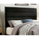  Furniture of America Gillian Full Upholstered Panel Bed CM7262BK-F-BED IMAGE 3