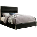  Furniture of America Gillian Twin Upholstered Panel Bed CM7262BK-T-BED IMAGE 1