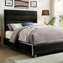  Furniture of America Gillian Twin Upholstered Panel Bed CM7262BK-T-BED IMAGE 2