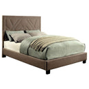  Furniture of America Marianne King Upholstered Panel Bed CM7433BR-EK-BED IMAGE 1