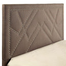  Furniture of America Marianne Twin Upholstered Panel Bed CM7433BR-T-BED IMAGE 2